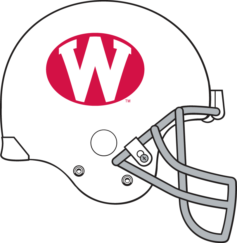 Wisconsin Badgers 1972-1974 Helmet Logo t shirts iron on transfers